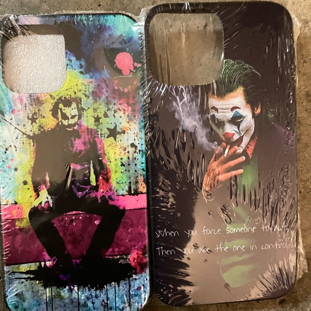 Two joker iPhone 11 or iPhone 12 phone cases